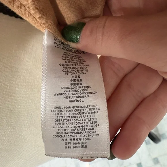 Michael Kors Moto Style Genuine Leather jacket - Picture 4 of 4